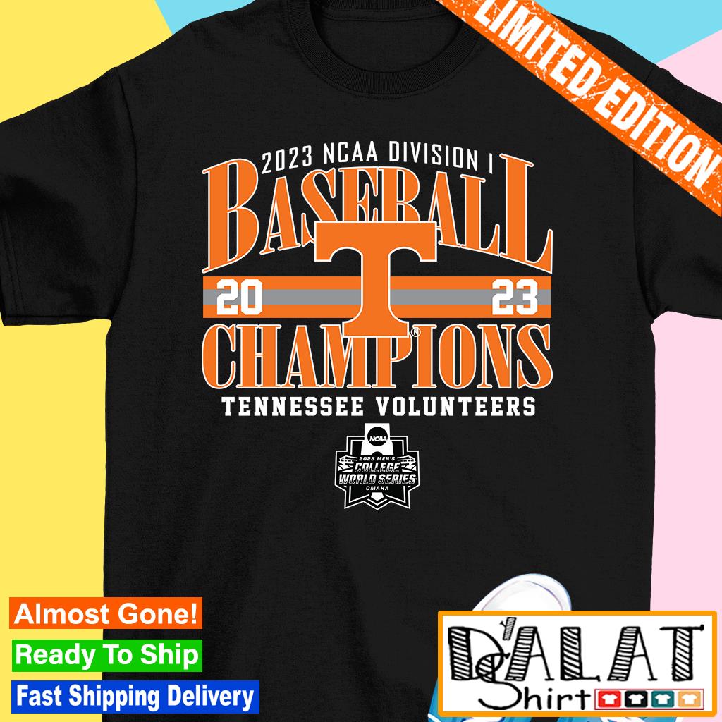 Official 2023 Division I Championship Tennessee Baseball Shirt