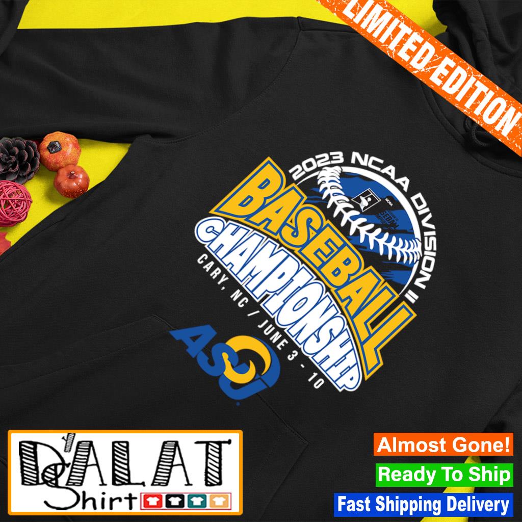 Awesome angelo State Rams baseball 2023 NCAA Division II Baseball Championship  shirt, hoodie, sweater, long sleeve and tank top