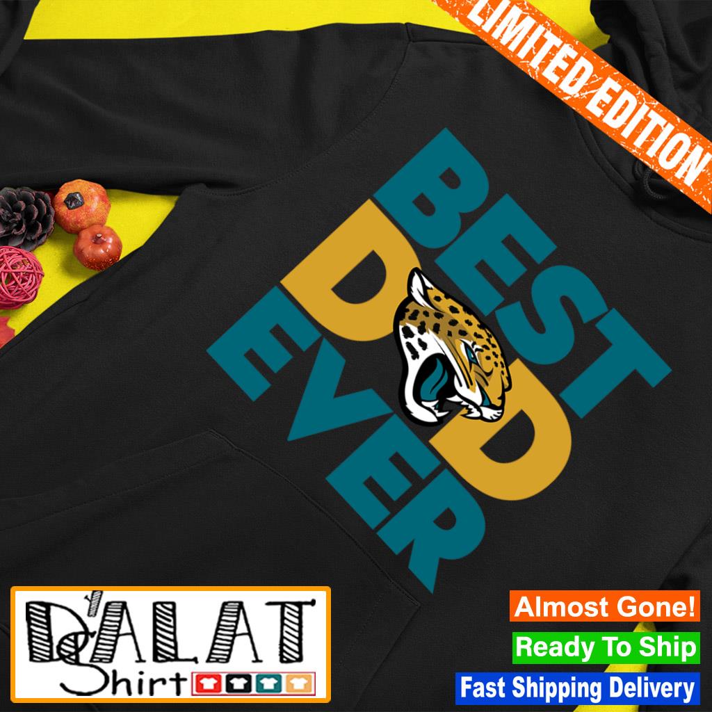 Best best dad ever NFL Jacksonville Jaguars logo 2023 T-shirt