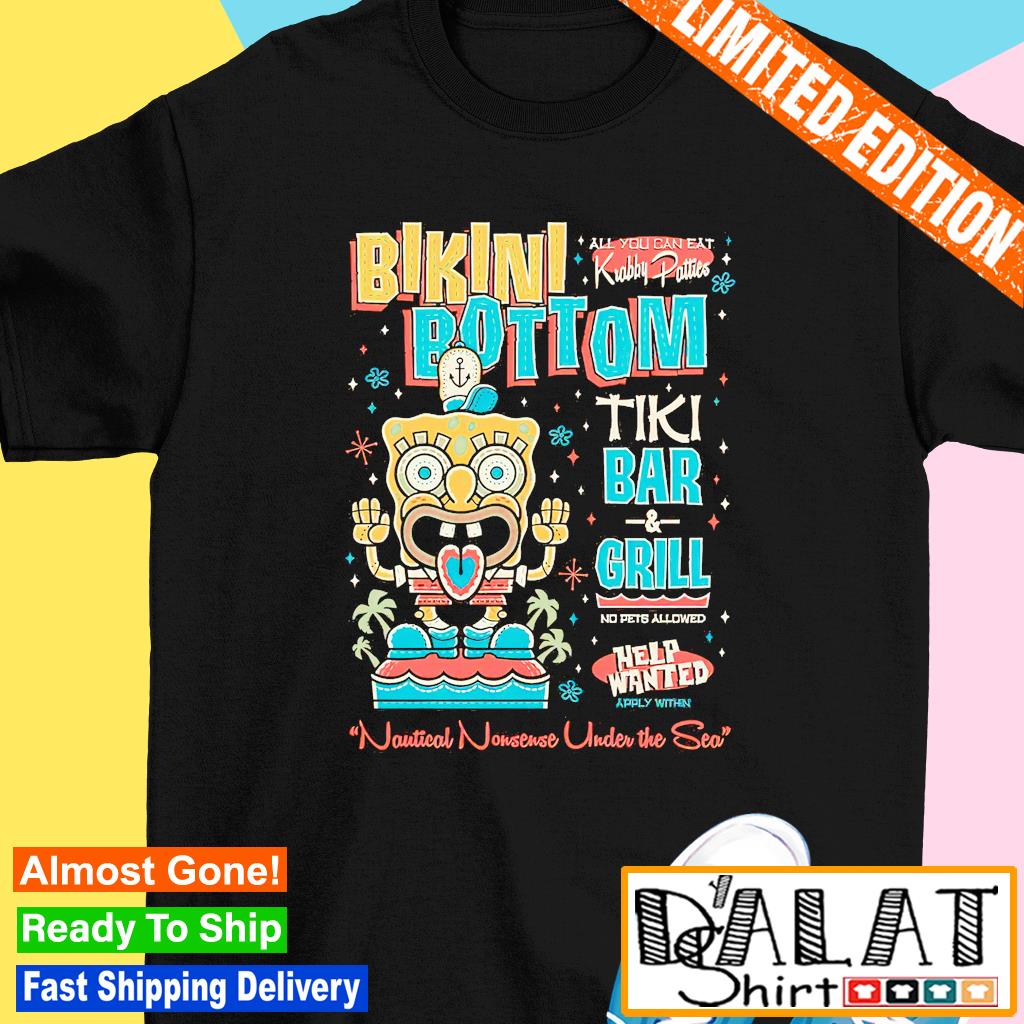 Bikini Bottom Tiki Bar SpongeBob SquarePants shirt Dalatshirt