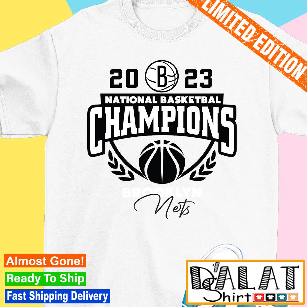 National Basketball Champions Brooklyn Nets 2023 logo T-shirt