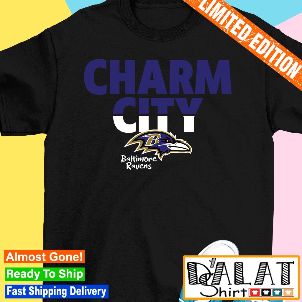 Charm City Logo Baltimore Ravens shirt, hoodie, sweater, long sleeve and  tank top