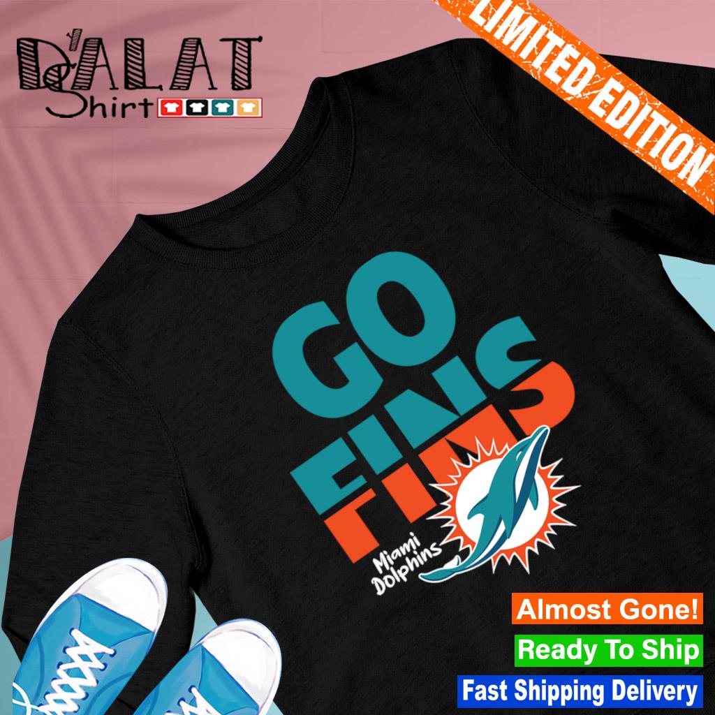 Go Fins Logo Miami Dolphins T-shirt, hoodie, sweater, long sleeve and tank  top