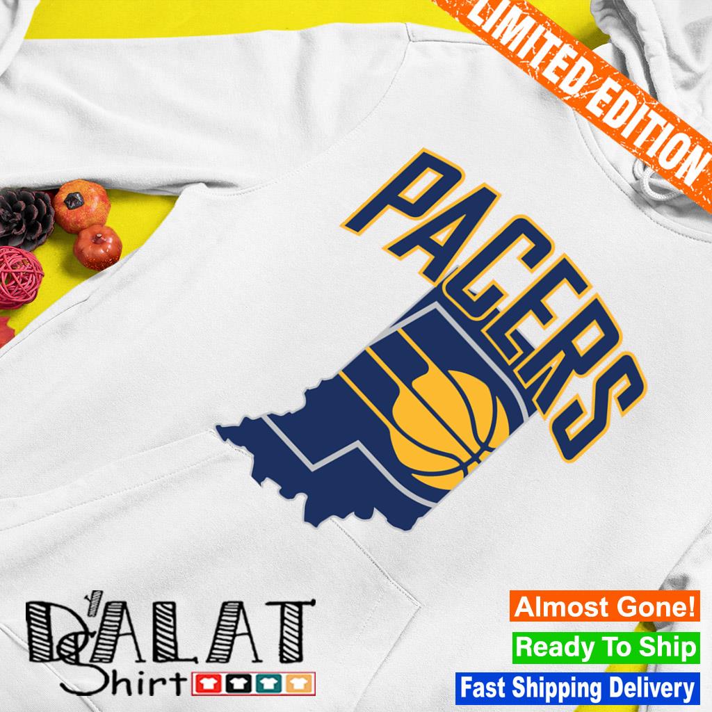Indiana Pacers basketball map logo 2023 shirt, hoodie, sweater