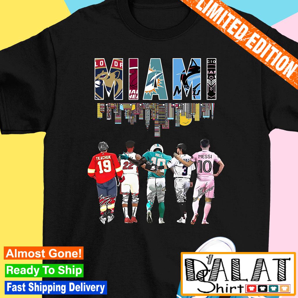 Tyreek Hill T-Shirt, Miami Football Men's Premium T-Shirt