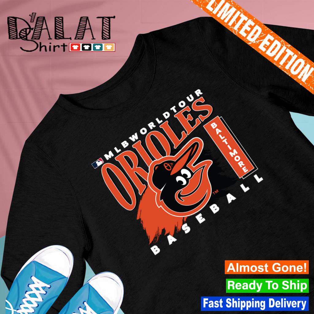 Mlb World Tour Baltimore Orioles Baseball Logo 2023 T-shirt,Sweater,  Hoodie, And Long Sleeved, Ladies, Tank Top