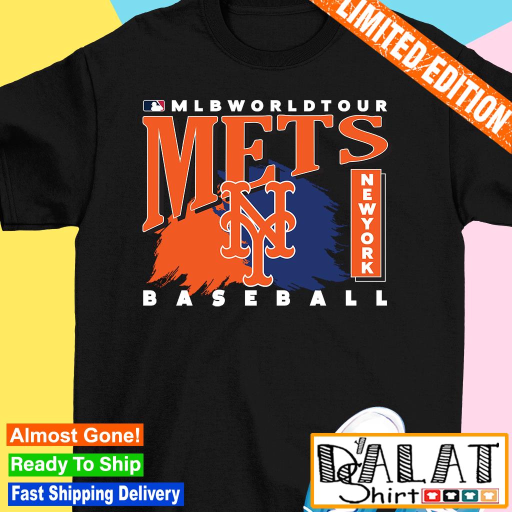 2023 Mlb World Tour New York Mets Baseball Logo Shirt