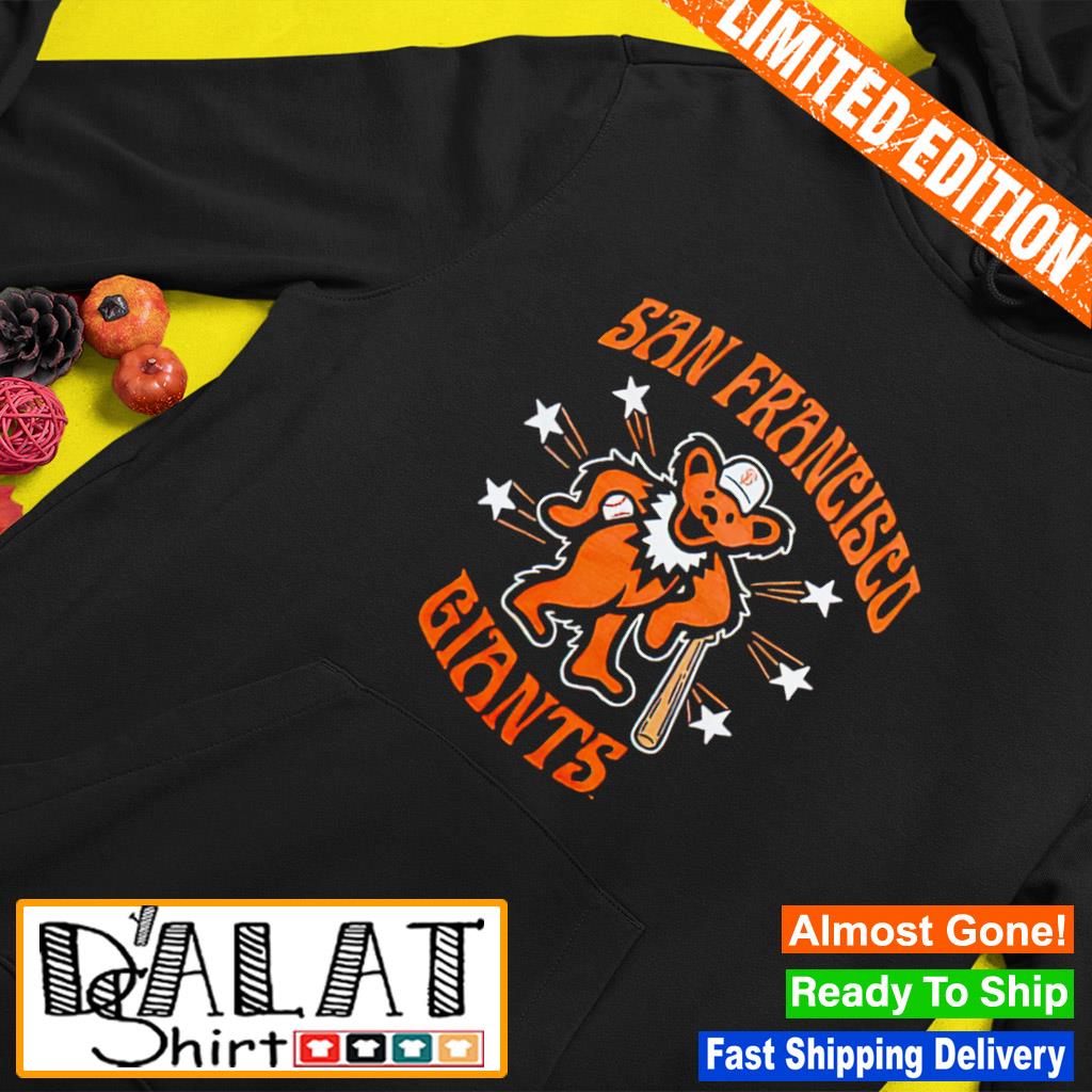 Mlb X Grateful Dead X Giants Bear T t-shirt, hoodie, longsleeve
