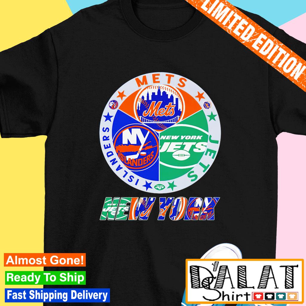 New York Islanders New York Mets New York Jets Logo Shirt