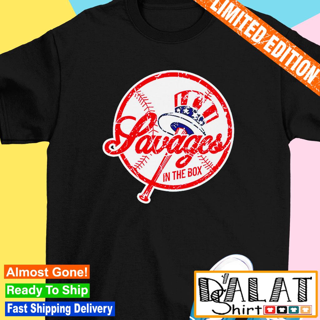 Savages in the box Yankees shirt - Dalatshirt