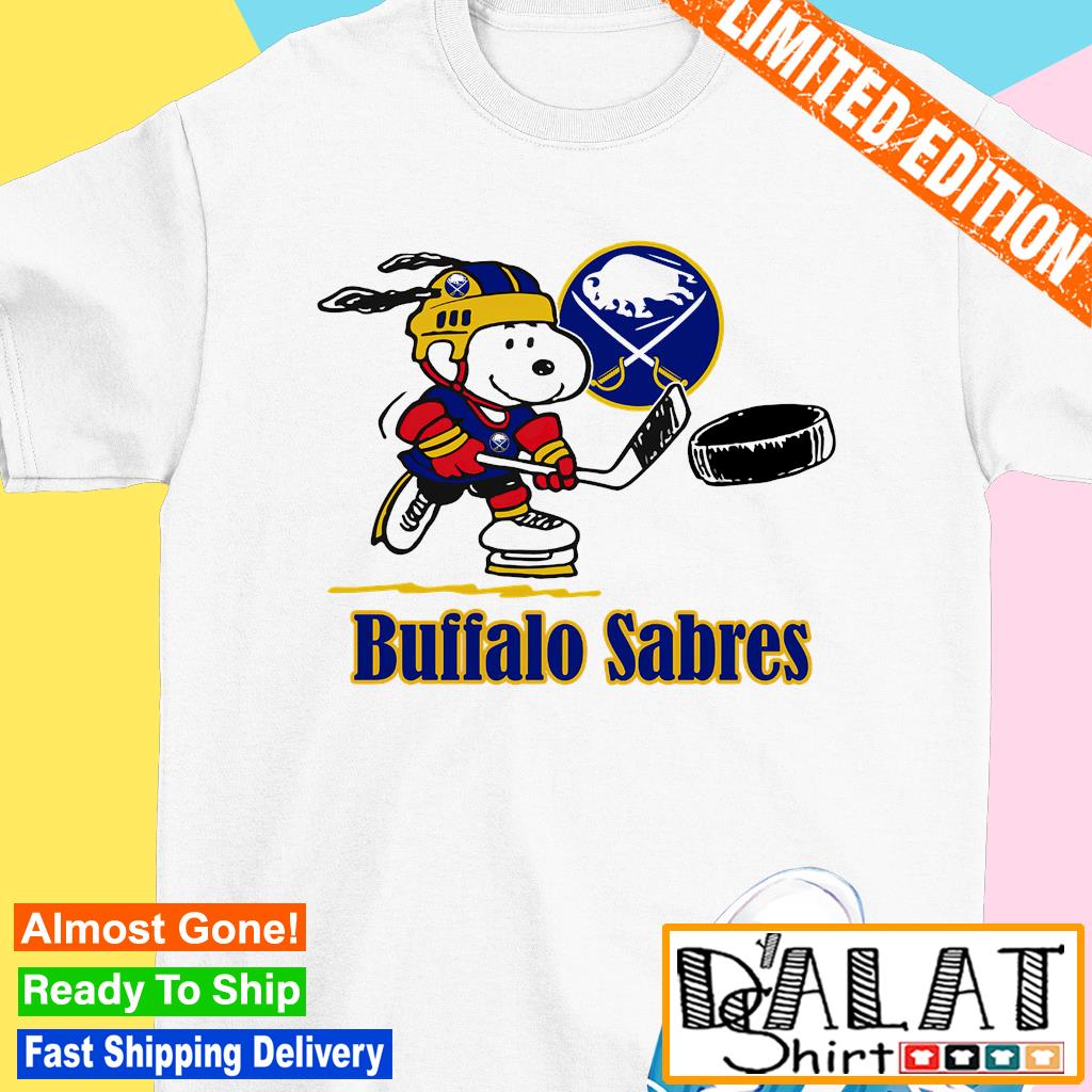 Buffalo Sabres Ice Hockey Snoopy And Woodstock NHL Premium Men's T