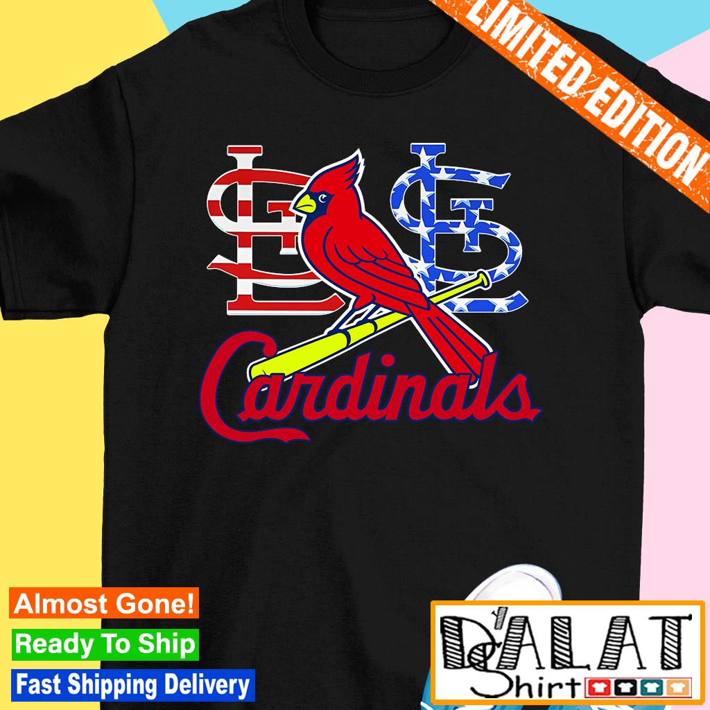 St Louis Cardinals 4th of July American flag shirt - Dalatshirt