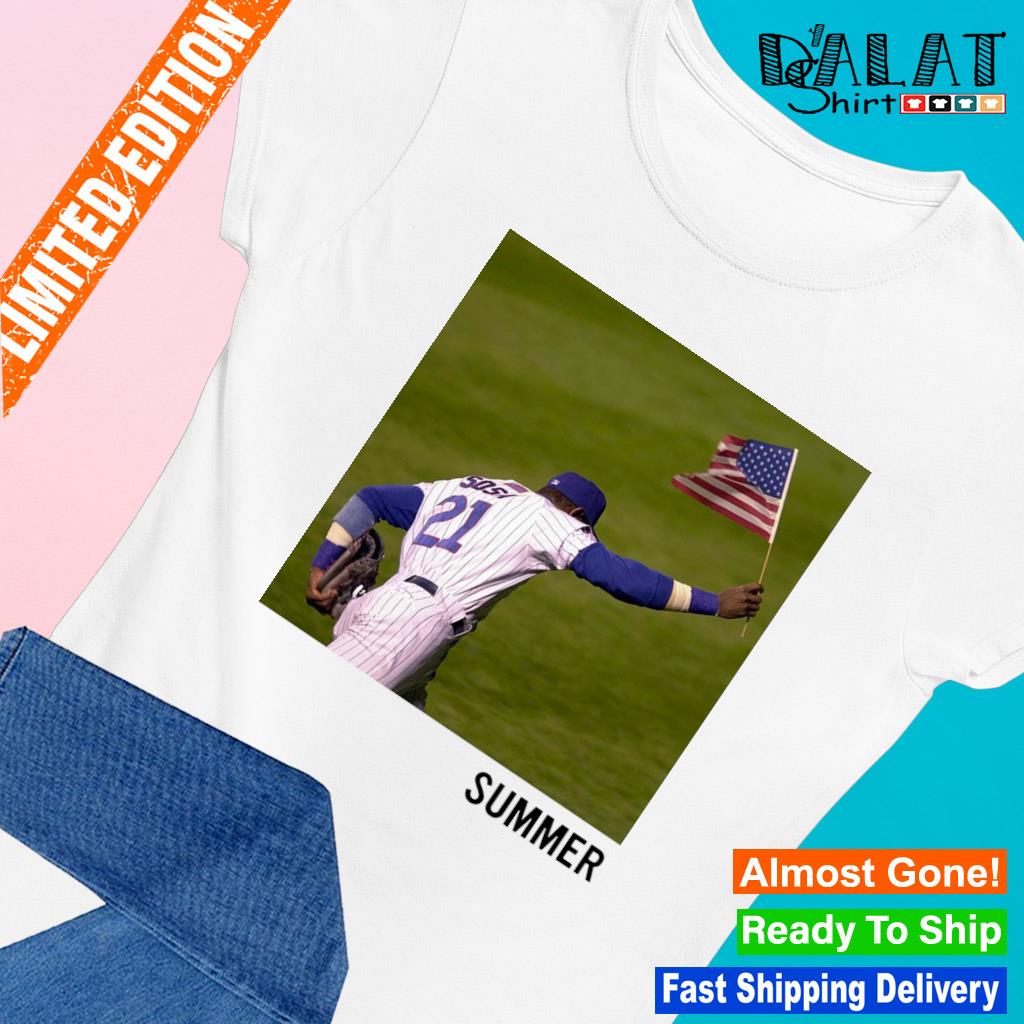 Summer baseball Sammy Sosa number 21 T-shirt - Dalatshirt