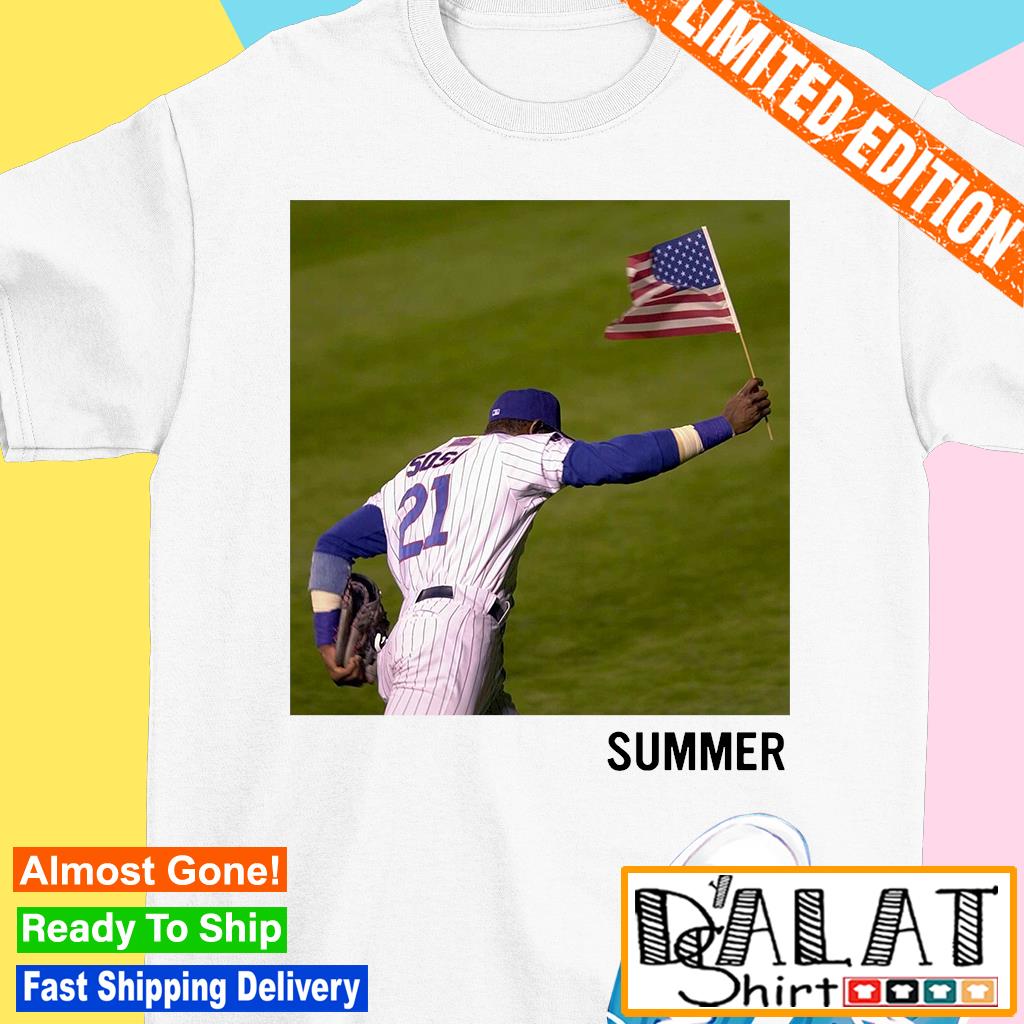 Summer baseball Sammy Sosa number 21 T-shirt - Dalatshirt