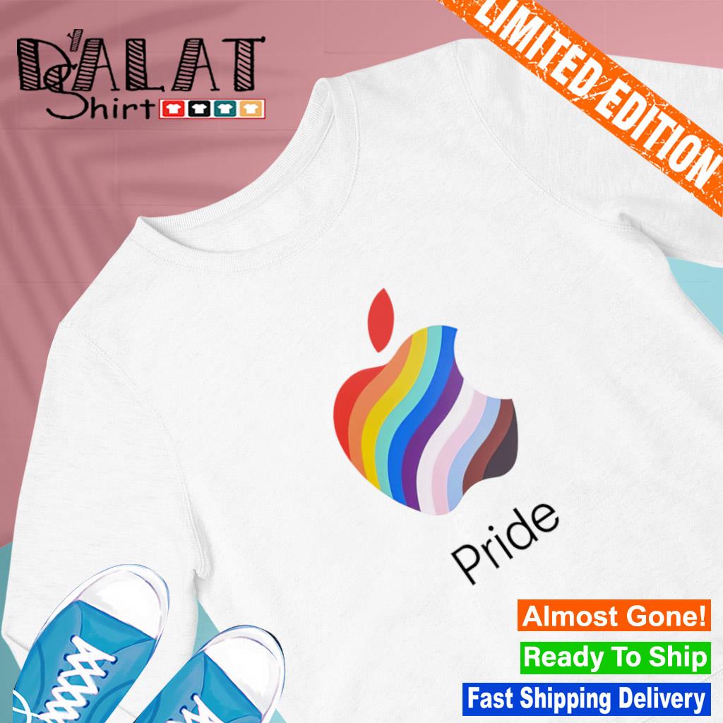 Apple pride outlet shirt