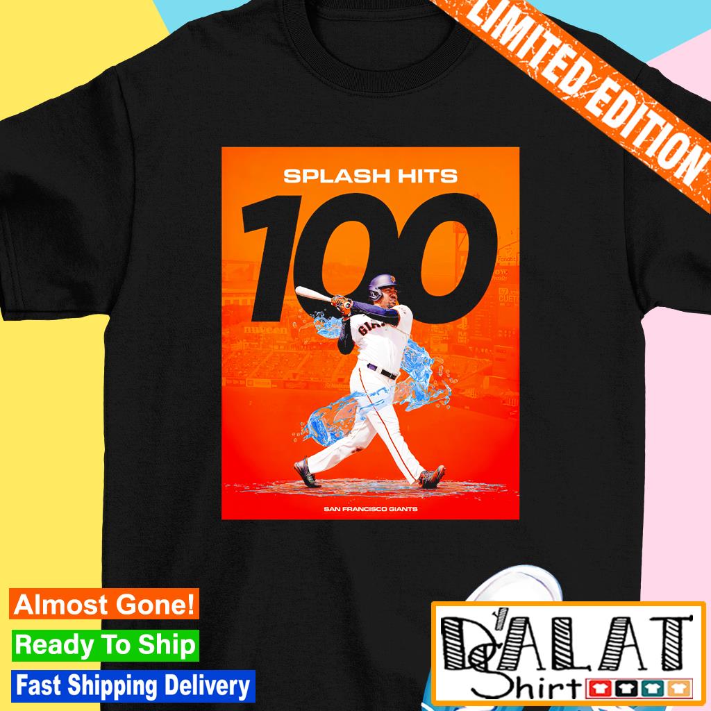 Official tonight LaMonte Wade Jr. Splash Hits 100 San Francisco Giants shirt,  hoodie, sweater, long sleeve and tank top