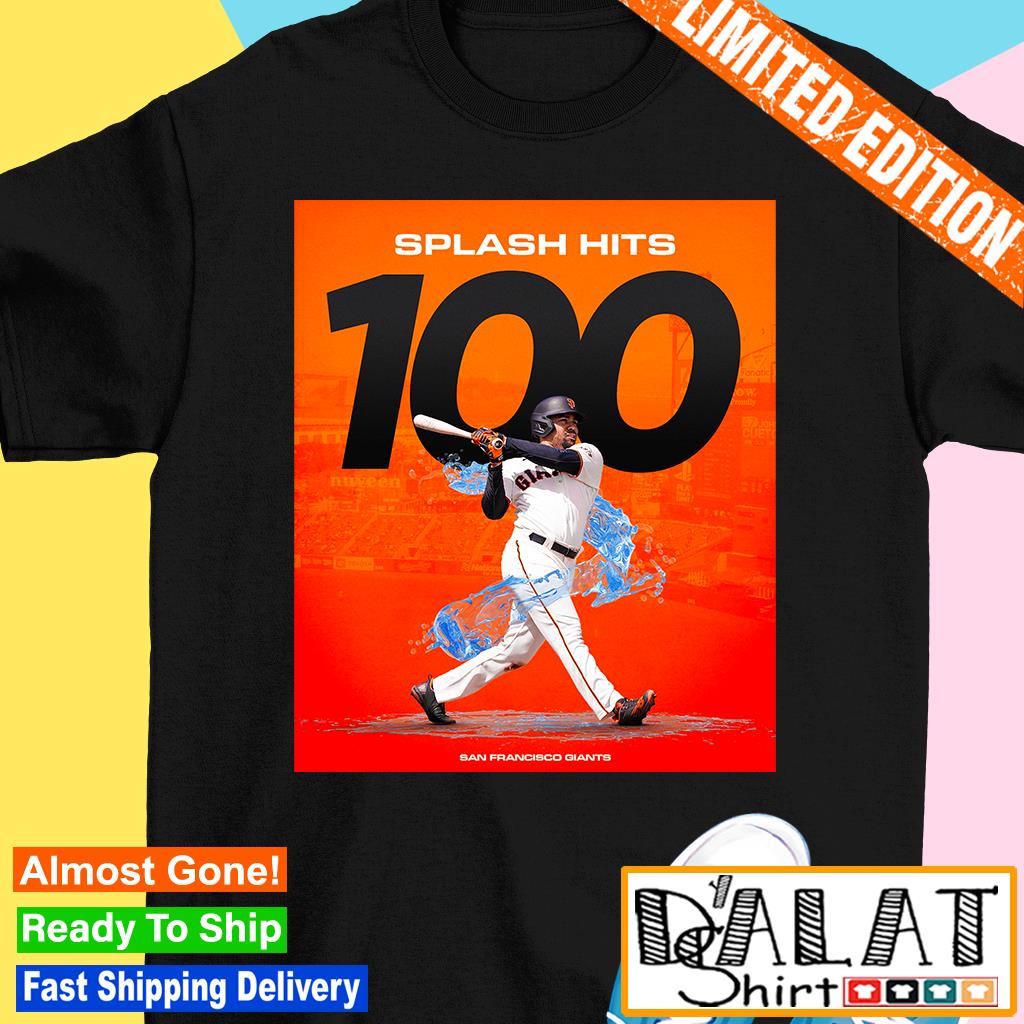 Tonight LaMonte Wade Jr. Splash Hits 100 San Francisco Giants T-shirt -  Dalatshirt