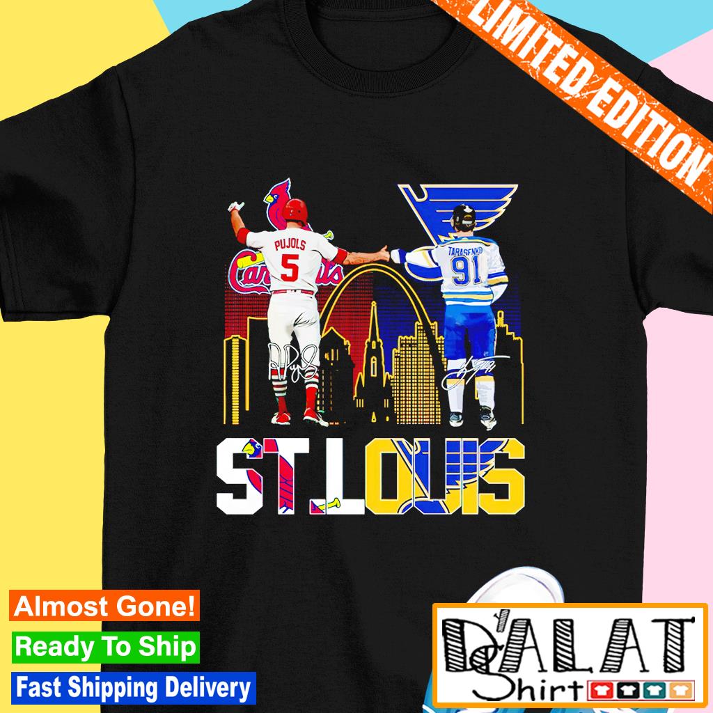 Funny albert Pujols and Vladimir Tarasenko St. Louis city signatures shirt,  hoodie, sweater, long sleeve and tank top