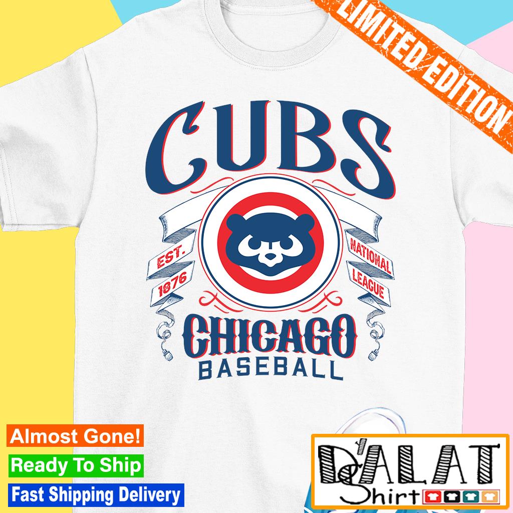 Chicago Cubs baseball est. 1876 national league logo shirt, hoodie