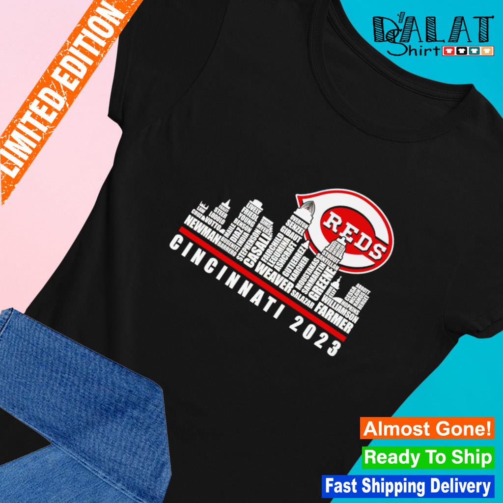 Cincinnati Reds team names city 2023 shirt, hoodie, sweater, long sleeve  and tank top