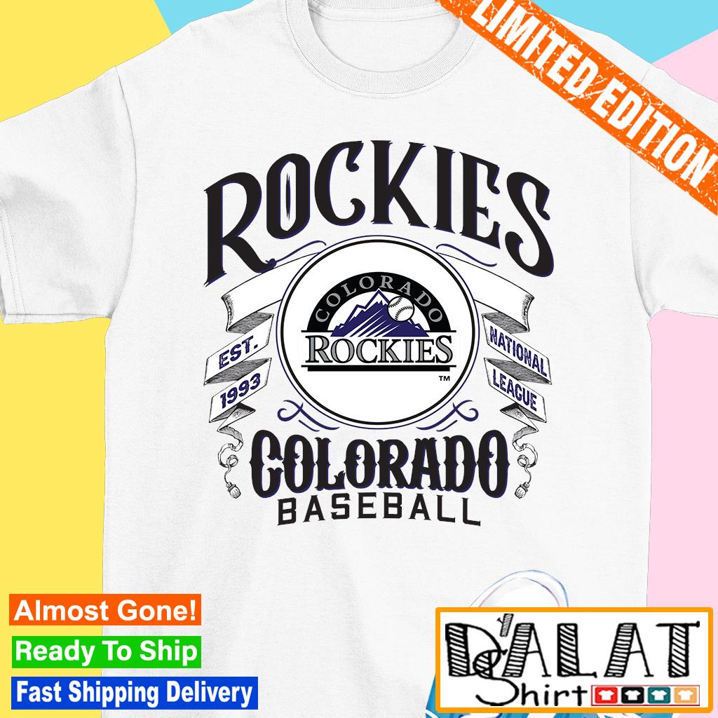 Colorado Rockies baseball national league est 1993 shirt, hoodie, sweater,  long sleeve and tank top