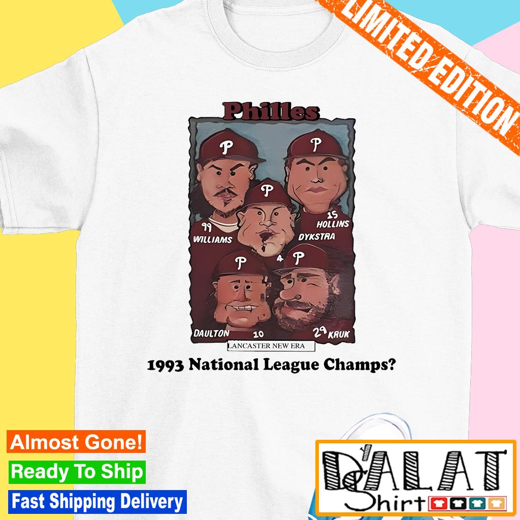 1993 Philadelphia Phillies Champions National League World Series shirt,  hoodie, sweatshirt, ladies tee and tank top