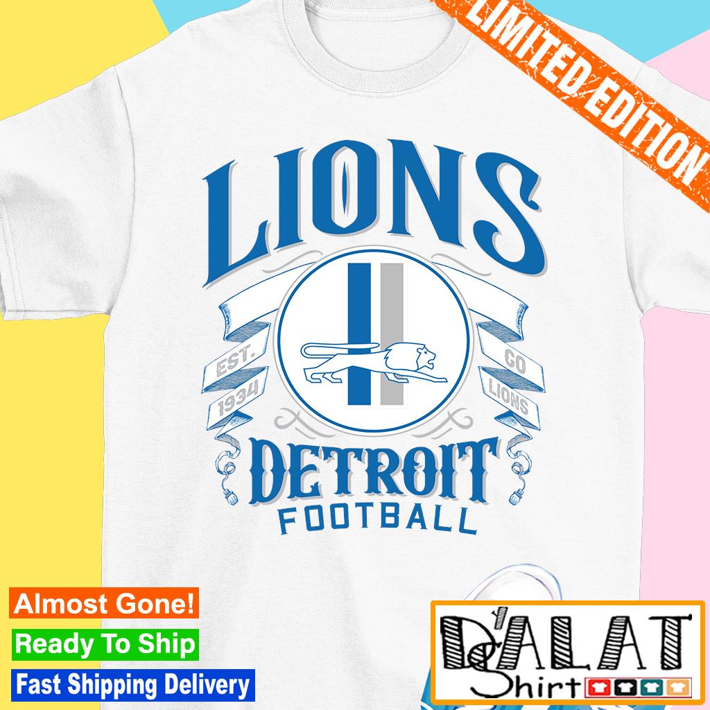 Detroit Lions football est. 1934 go Lions logo shirt, hoodie