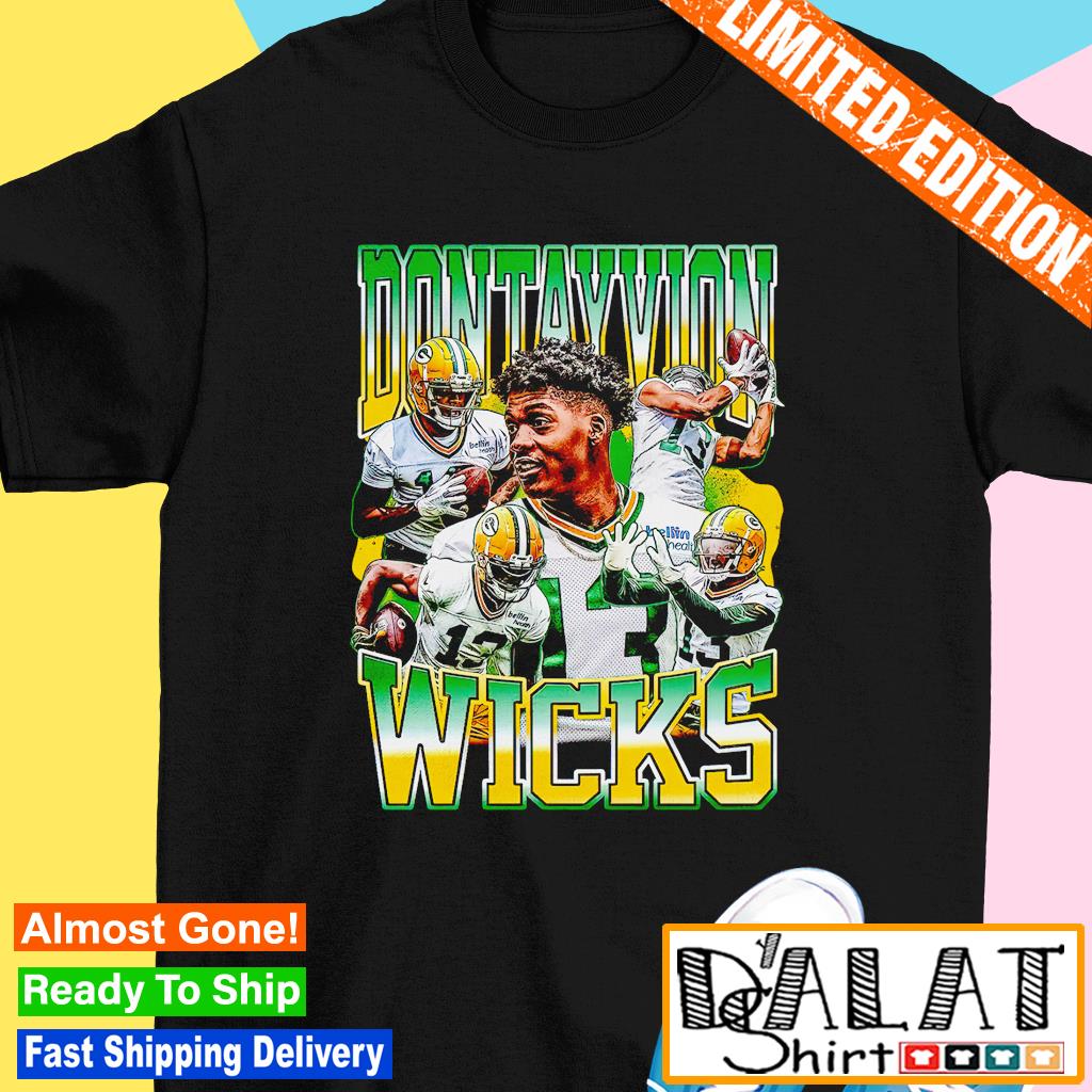 Best dontayvion Wicks Green Bay Packers football vintage shirt, hoodie,  sweater, long sleeve and tank top