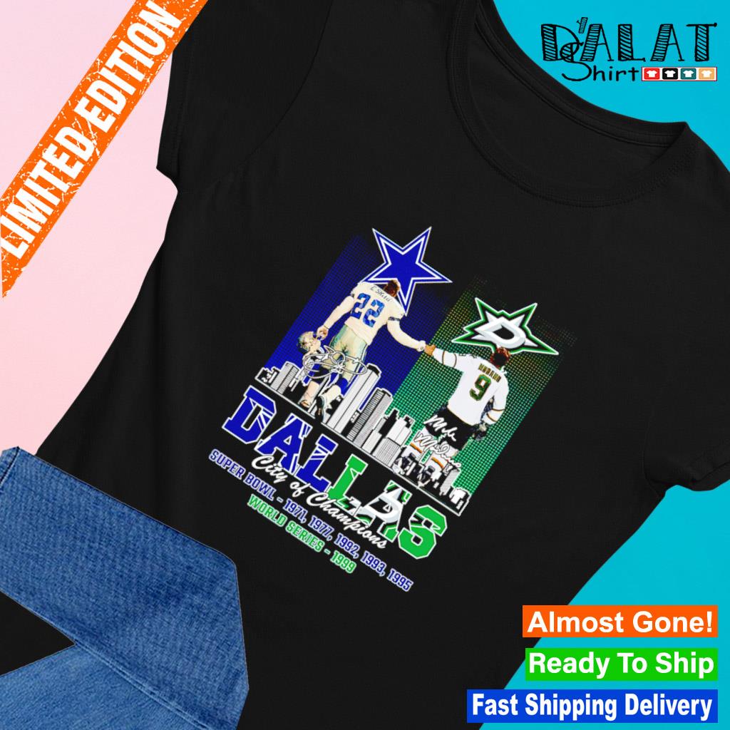 Official Emmitt smith and mike modano Dallas city of champions T-shirt,  hoodie, tank top, sweater and long sleeve t-shirt