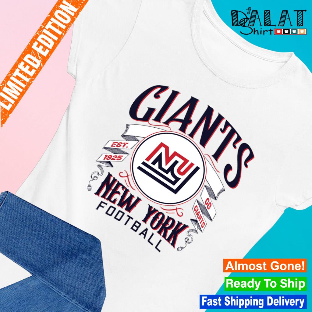 New York Giants 1925 Football NFL Shirt, NY Giants Women's Shirt