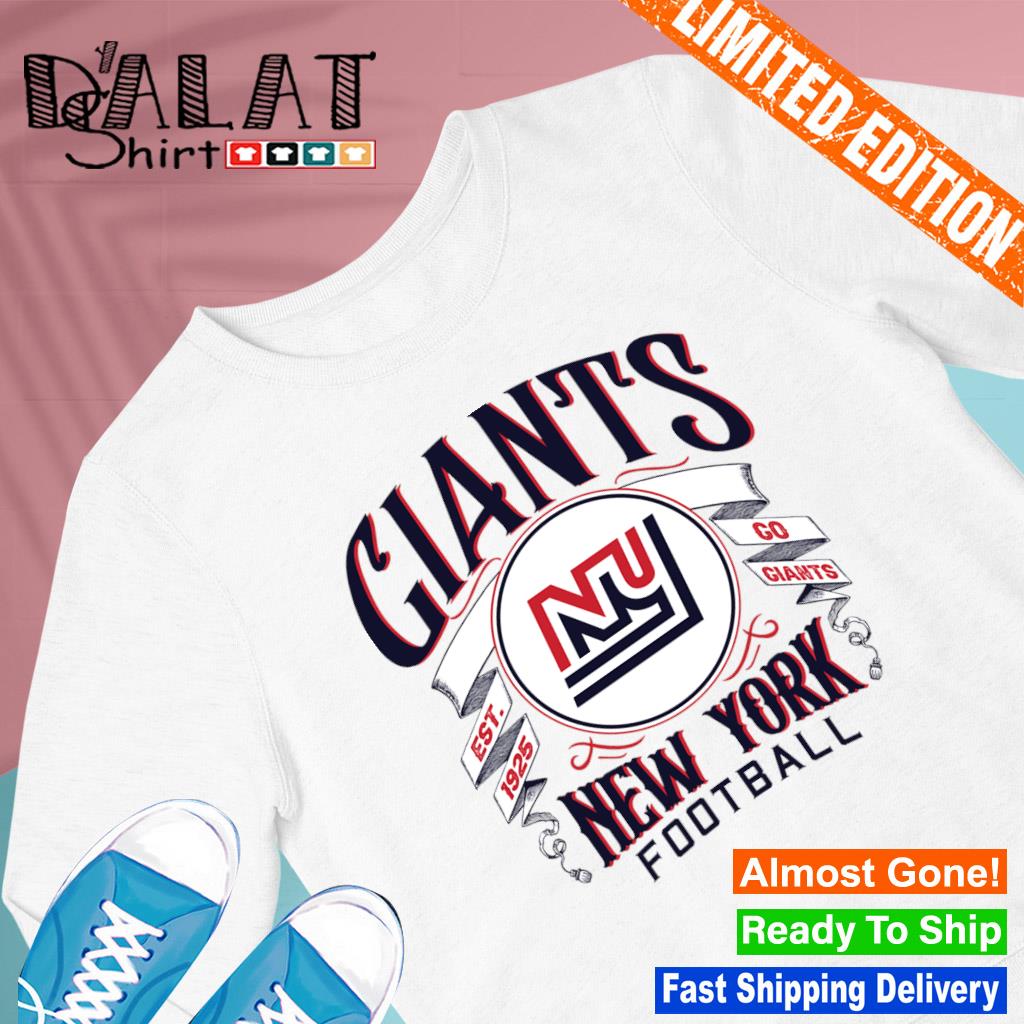New York Giants 1925 Football NFL Shirt, NY Giants Women's Shirt
