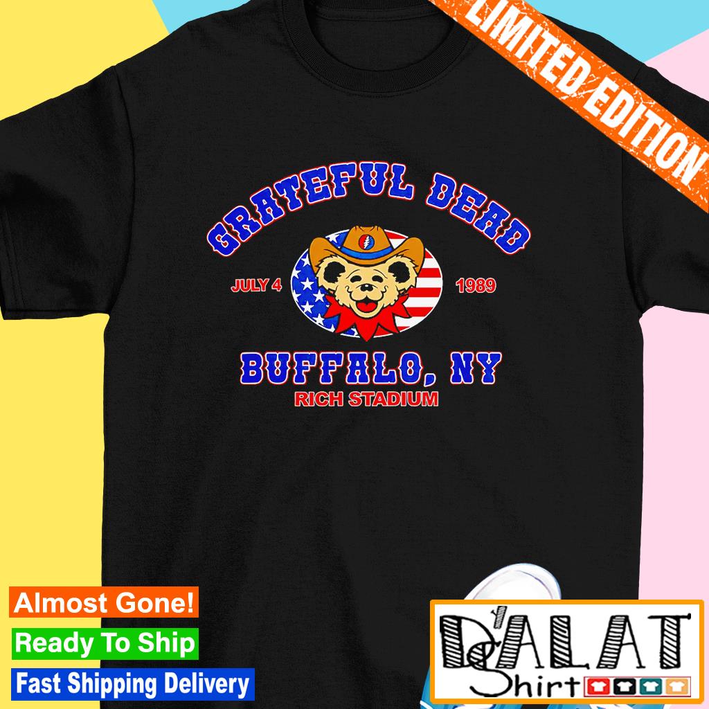 Any Dead Heads up in here? Just got my Grateful Dead / Buffalo Bills shirt  to rock at MetLife on opening day (and at Dead & Co. this summer). : r/ buffalobills