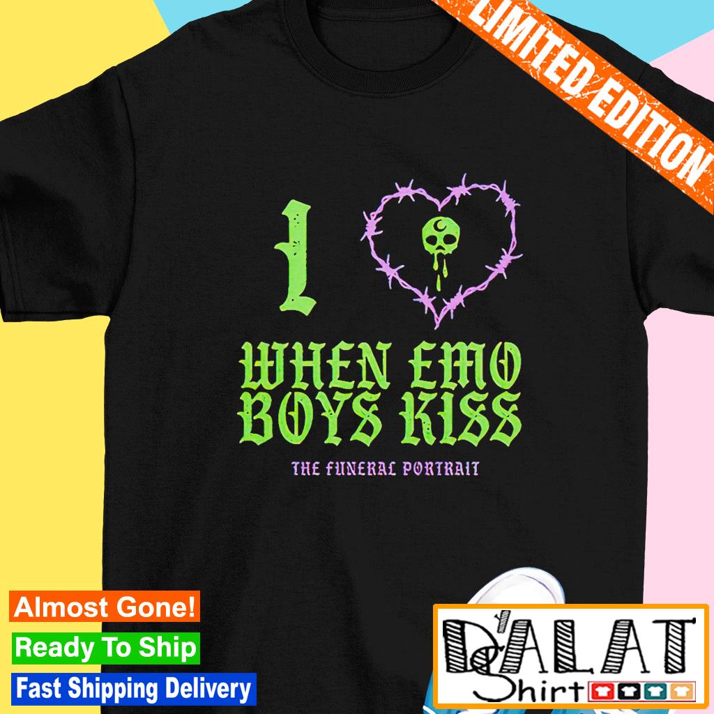 I Love Emo Boys T-Shirt , I Heart Emo Boys Shirt All Sizes Emo