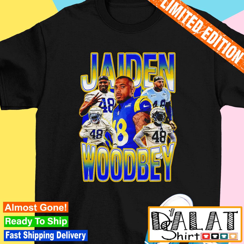 Awesome jaiden Woodbey Los Angeles Rams vintage shirt, hoodie