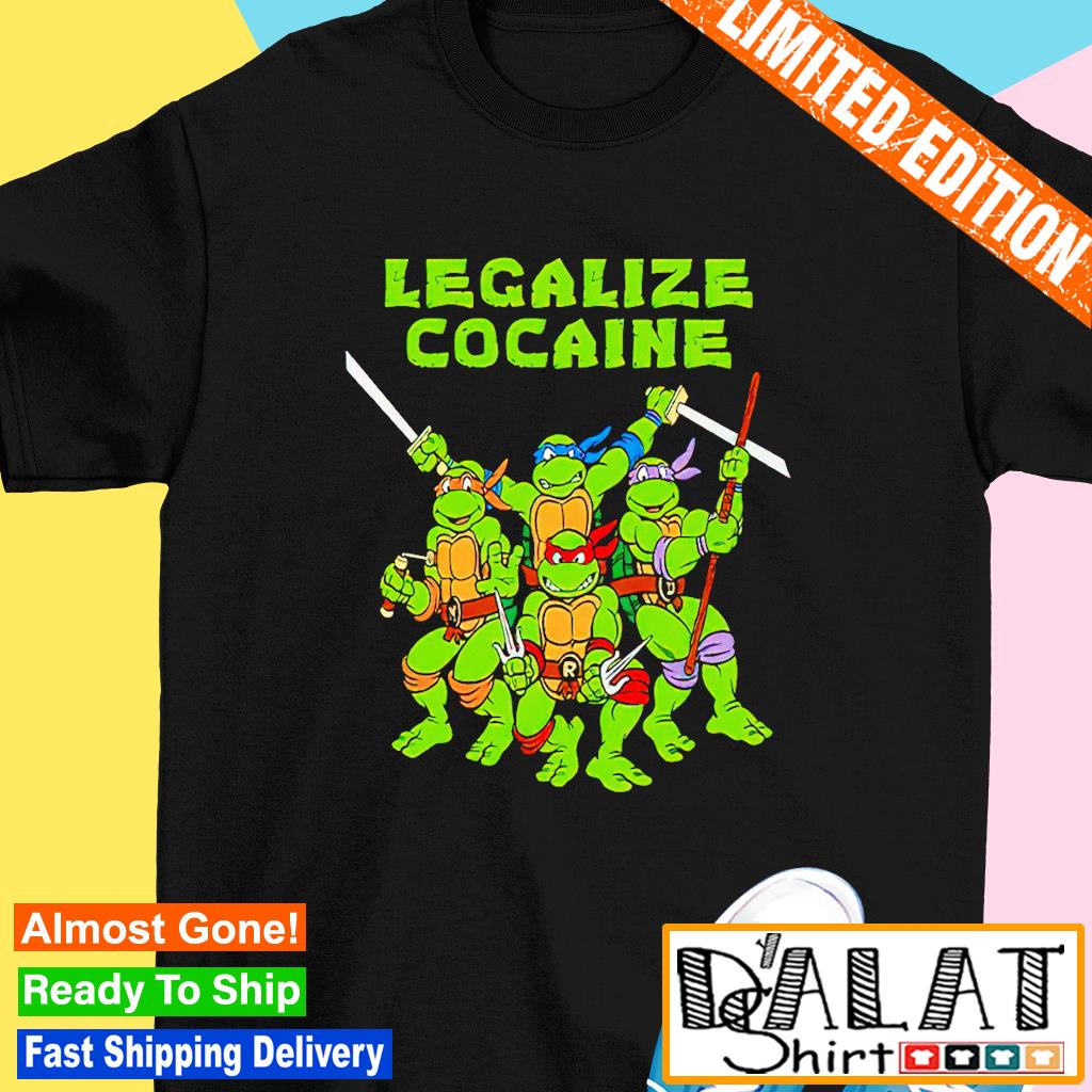 Drug Free T-shirt, TMNT Tees