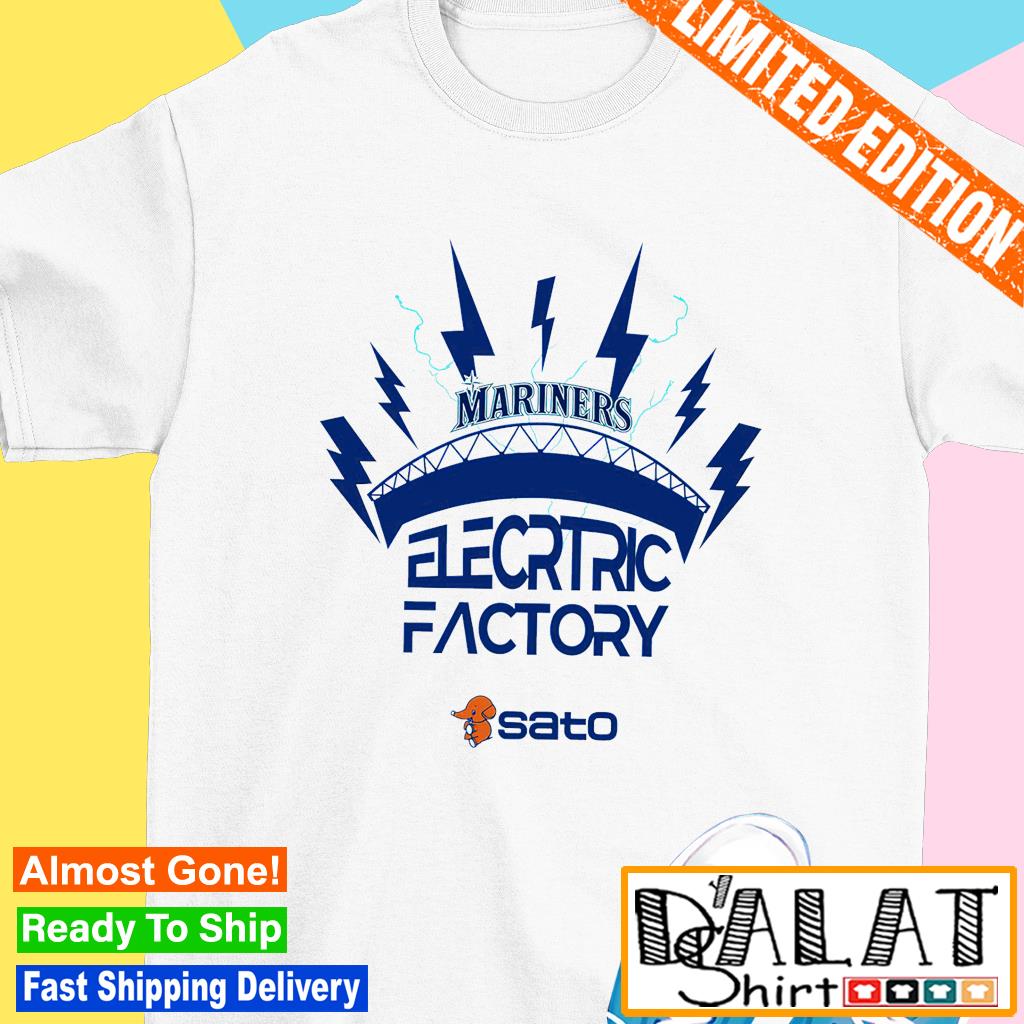 Mariners electric factory shirt