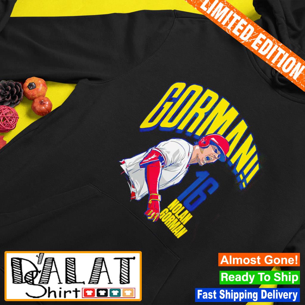 Nolan Gorman MLBPA No 16 shirt, hoodie, sweater and long sleeve