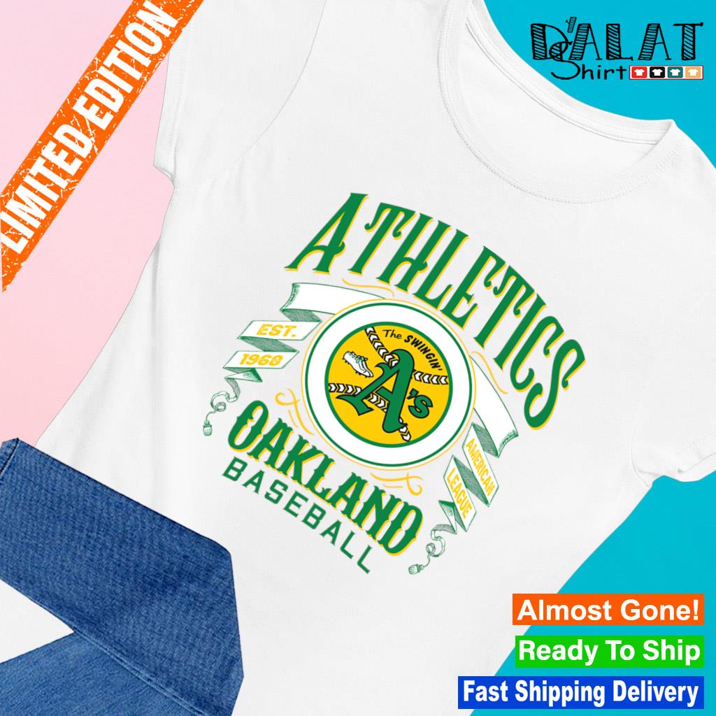Oakland Athletics baseball est. 1968 American league logo shirt, hoodie,  sweater, long sleeve and tank top
