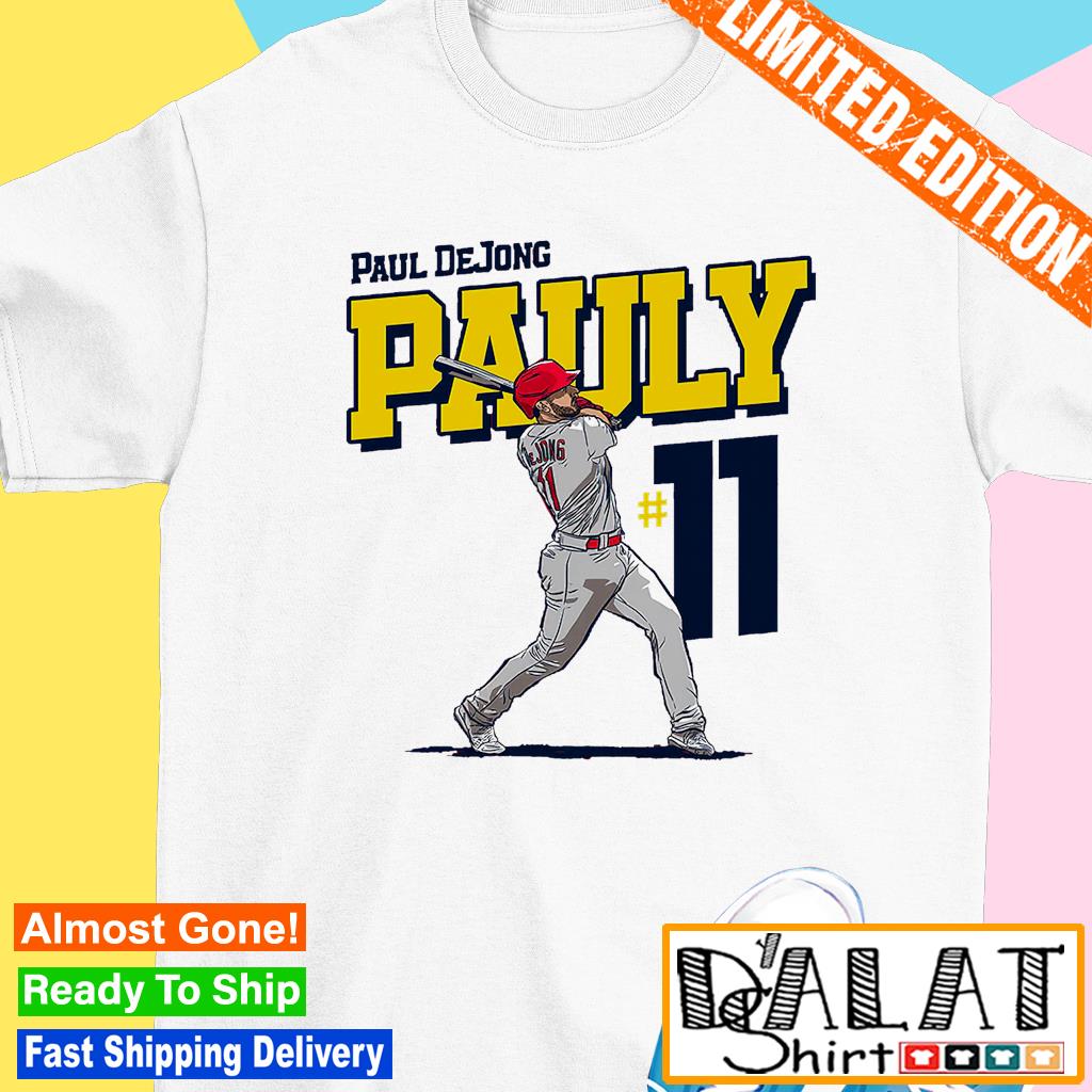 Official Pauly Paul Dejong St Louis Cardinals Shirt