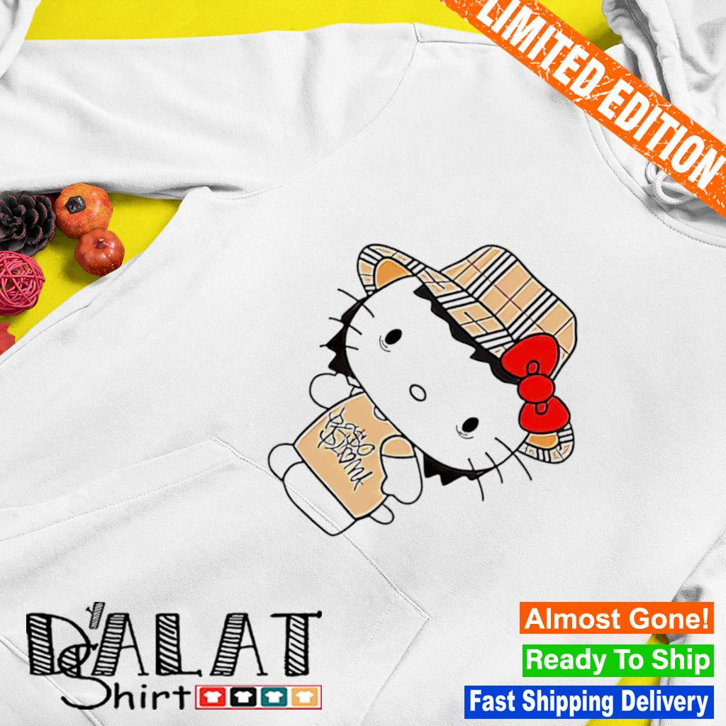 Official cartoon Peso Pluma Hello Kitty Shirt, hoodie, sweater