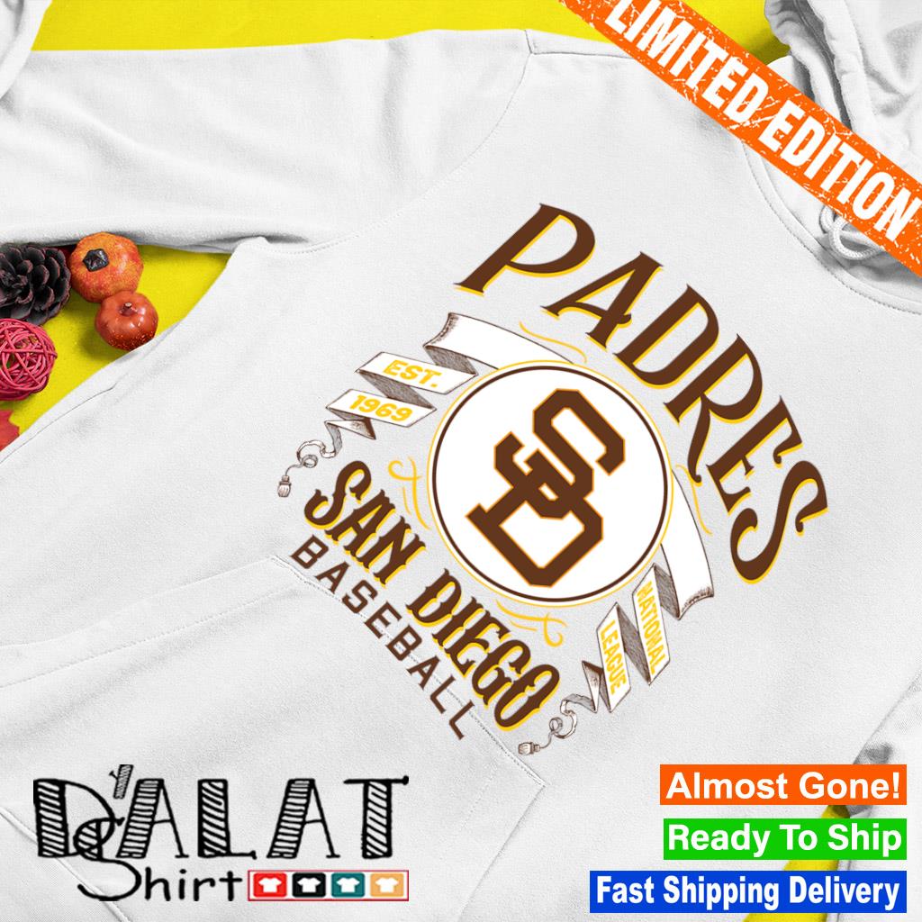 San diego padres est 1969 vintage baseball shirt, hoodie, sweater, long  sleeve and tank top