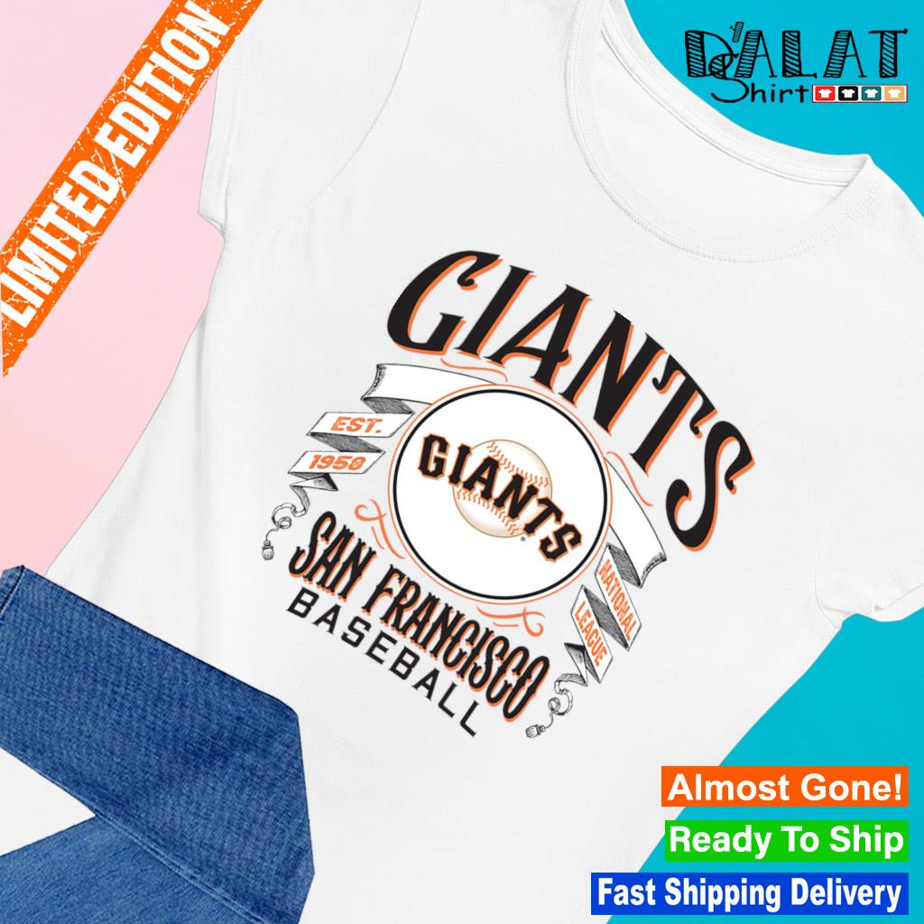 San Francisco Giants baseball est. 1958 national league logo shirt, hoodie,  sweater, long sleeve and tank top