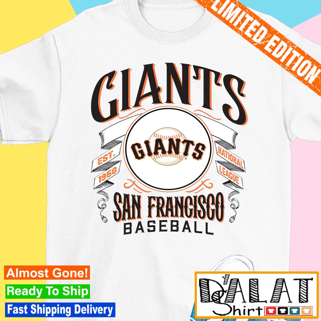 San Francisco Giants Baseball T-shirt Established 1958 