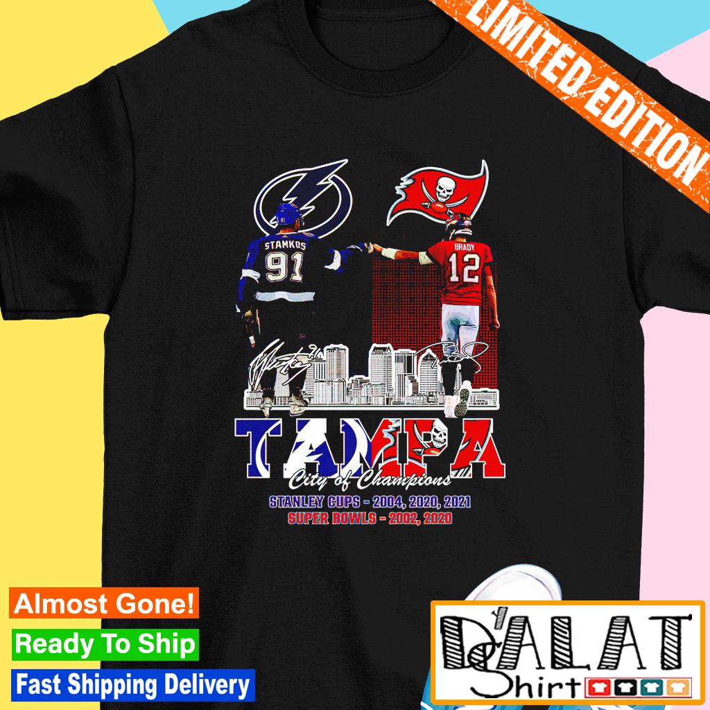 Official tampa Bay Lightning Stamkos And Buccaneers Brady City Of