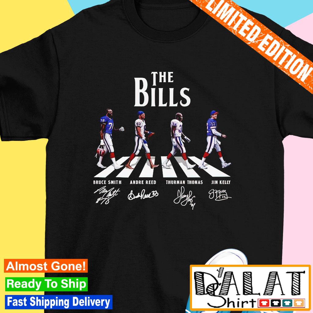 Abbey Road Signatures - The Buffalo Bills Shirt, Best Gifts For Bills Fans  trong 2023