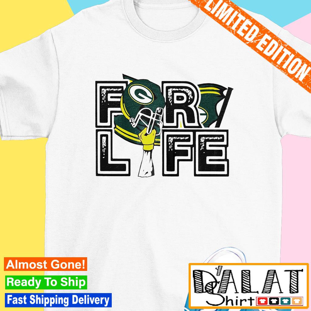 Packers for Life - Green Bay Packers T-shirt - Grey