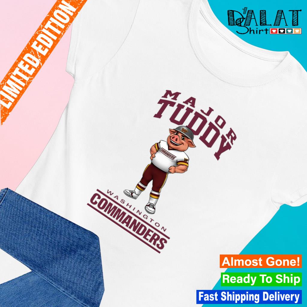 Major Tuddy mascot Washington Commanders shirt, hoodie, sweater