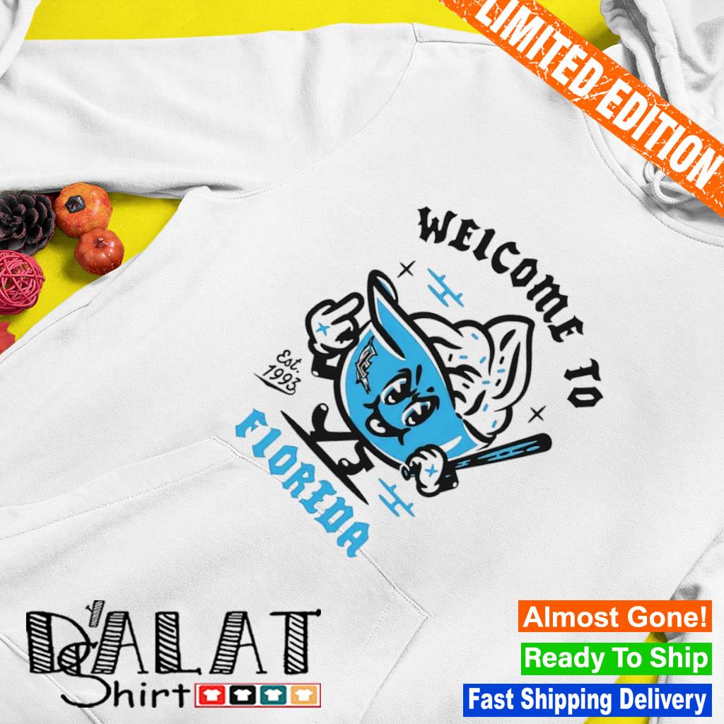Miami Marlins Youth Hardball T-Shirt - Cream