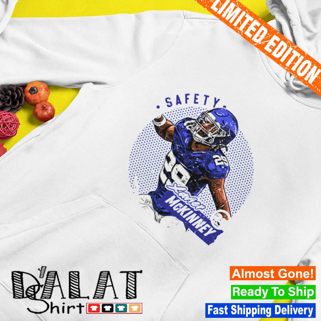 Xavier McKinney New York Giants Dots Safety shirt - Dalatshirt