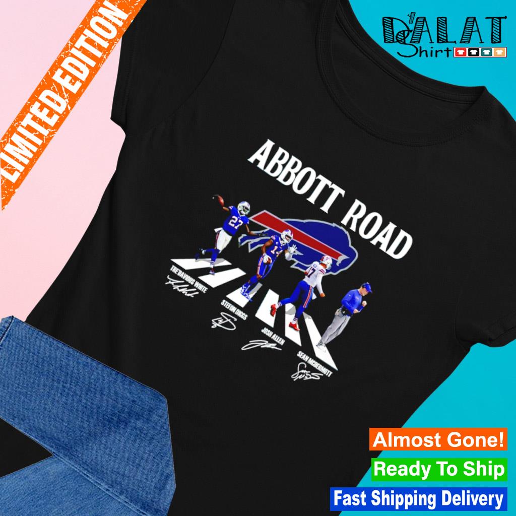 Abbott Road Buffalo Bills signatures shirt - Dalatshirt